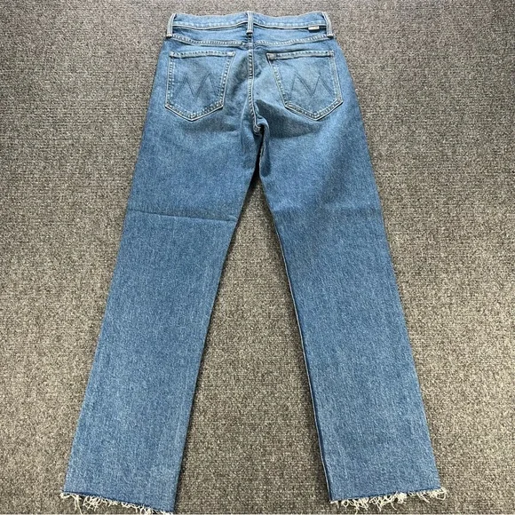 Mother The Tomcat Ankle Fray Blue Jeans Arigato Mr. Roboto Size 27 Fray Ends - Picture 10 of 12
